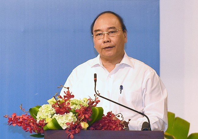 Thủ tướng Nguyễn Xuân Phúc phát biểu khai mạc hội nghị - Ảnh: VGP/Quang Hiếu
